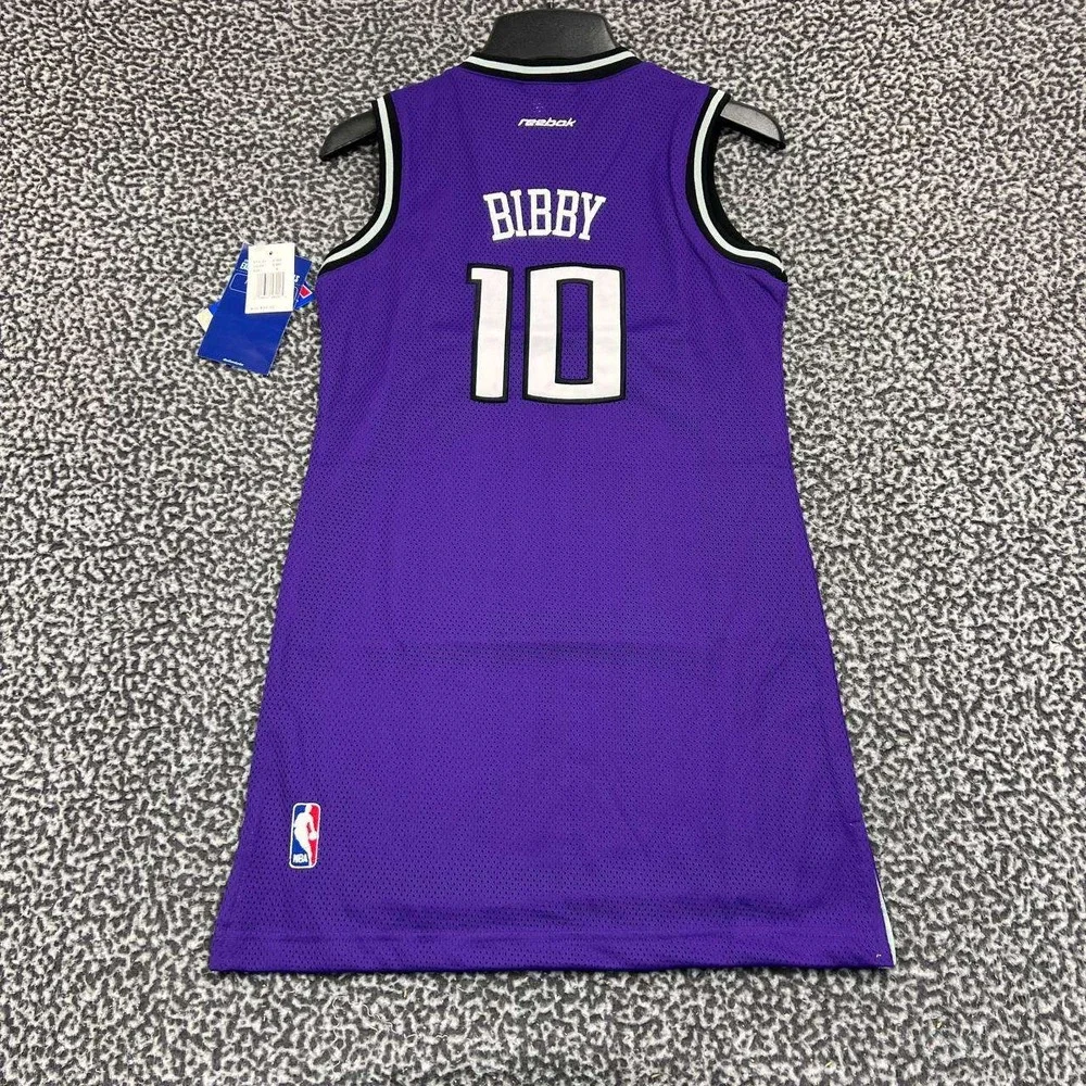 Sacramento‎ Kings Bibby #10 Jersey Shirt Youth Girl Medium 10-12 Reebok New M